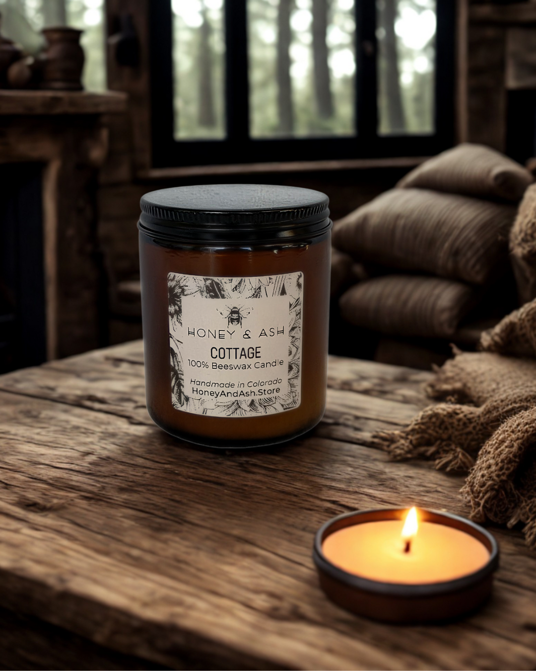 Honey and Ash Candles
